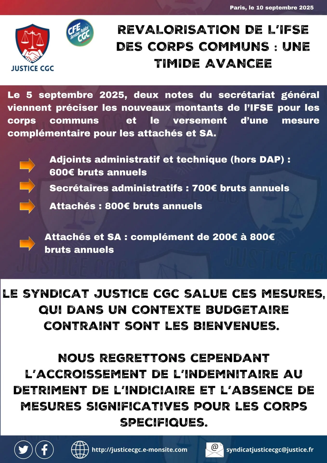 Communiqué IFSE